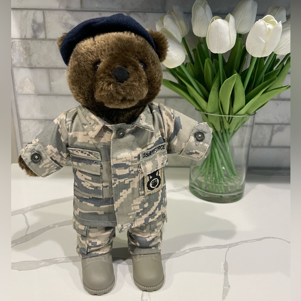 US Air Force Teddy Bear - LIKE NEW - Bear Forces of America, IRA Green Inc.